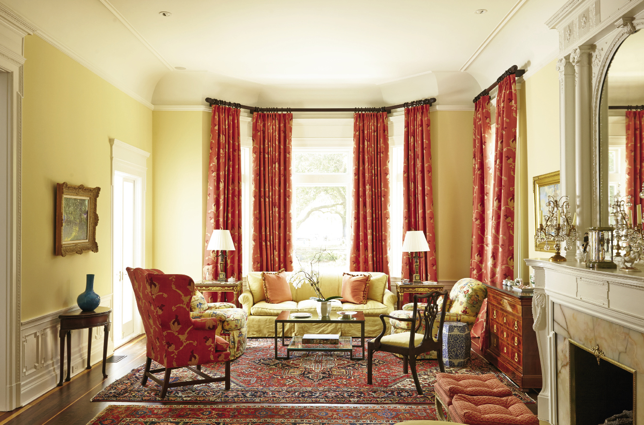 Interior designer Carolyn Griffith ensured the living room’s formality was still comfortably family-friendly.