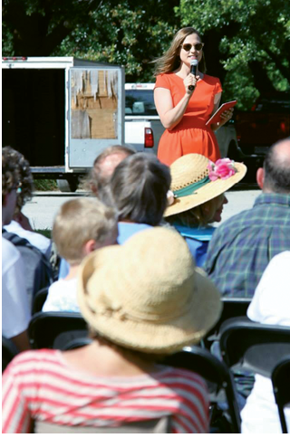 When the couple hosted a free screening of Olmsted and America’s Urban Parks in 2013, it was a homecoming for daughter Rebecca, who wrote and produced the PBS documentary.