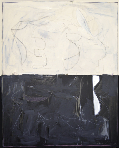 5 Times Out Of 100 painting by Brian Coleman, mixed media on canvas, $2,750, at The George Gallery