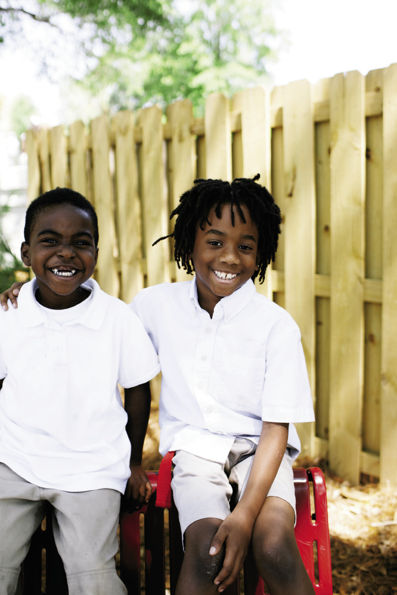 First-year students Brandon Parker and Tawqir Brown