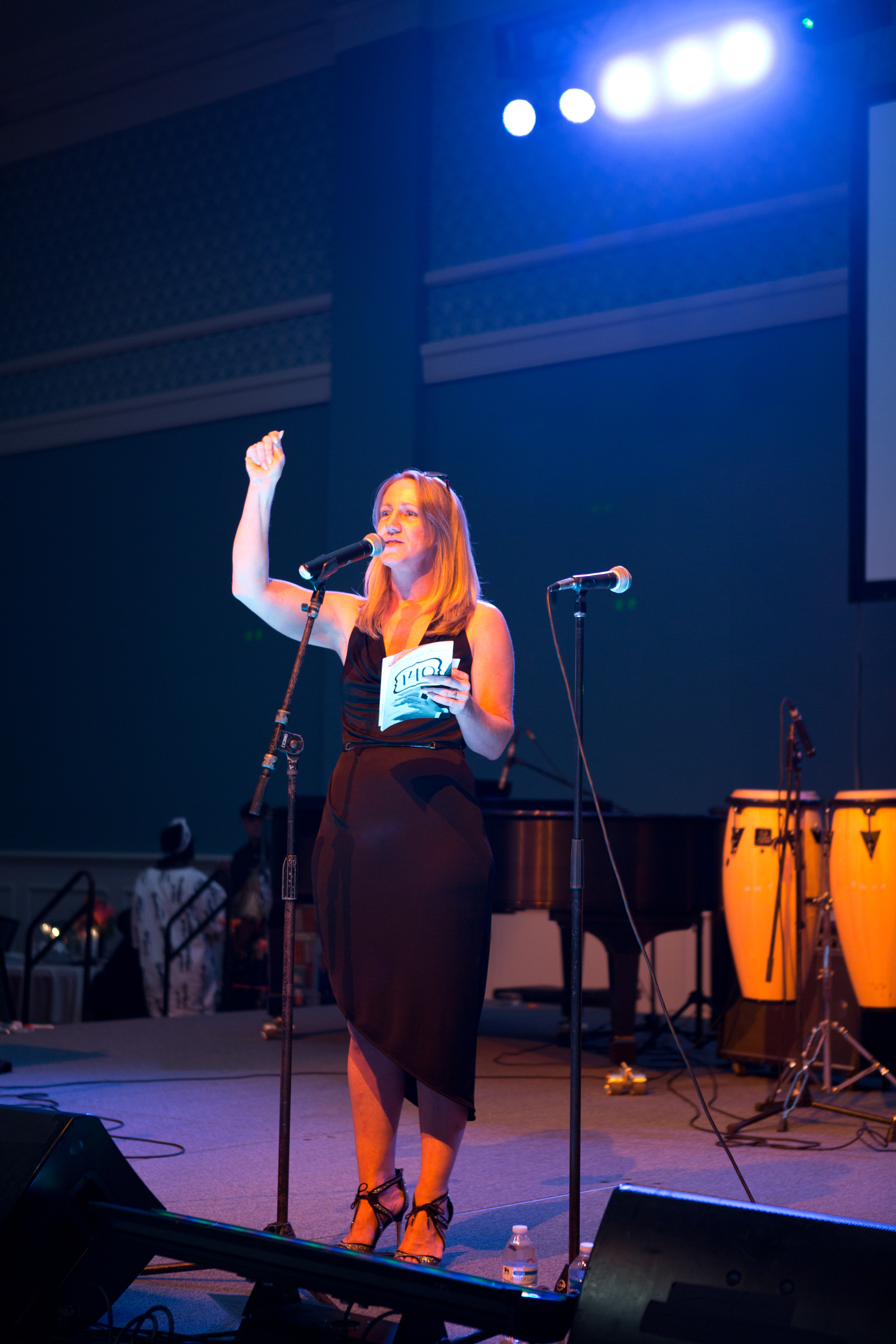 Darcy Shankland offered a toast to city, and especially to the people of Charleston.