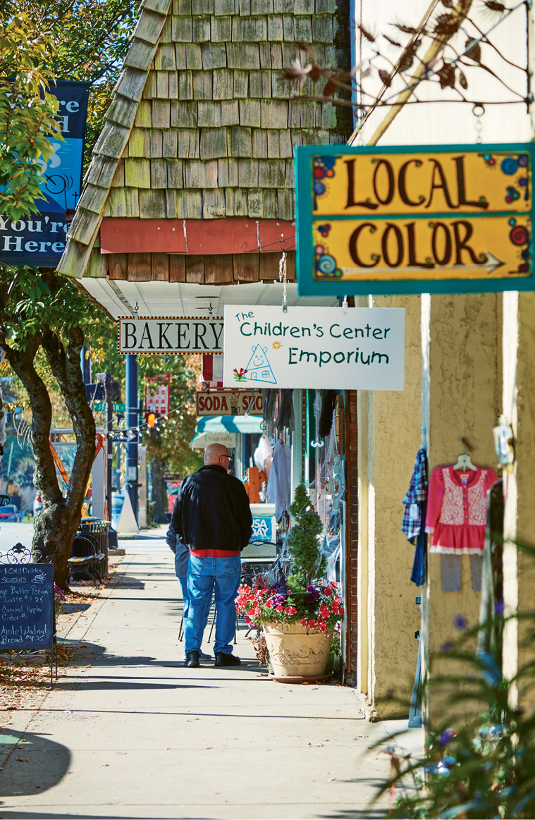 Epic cinnamon rolls at Bracken Mountain Bakery on Main Street.