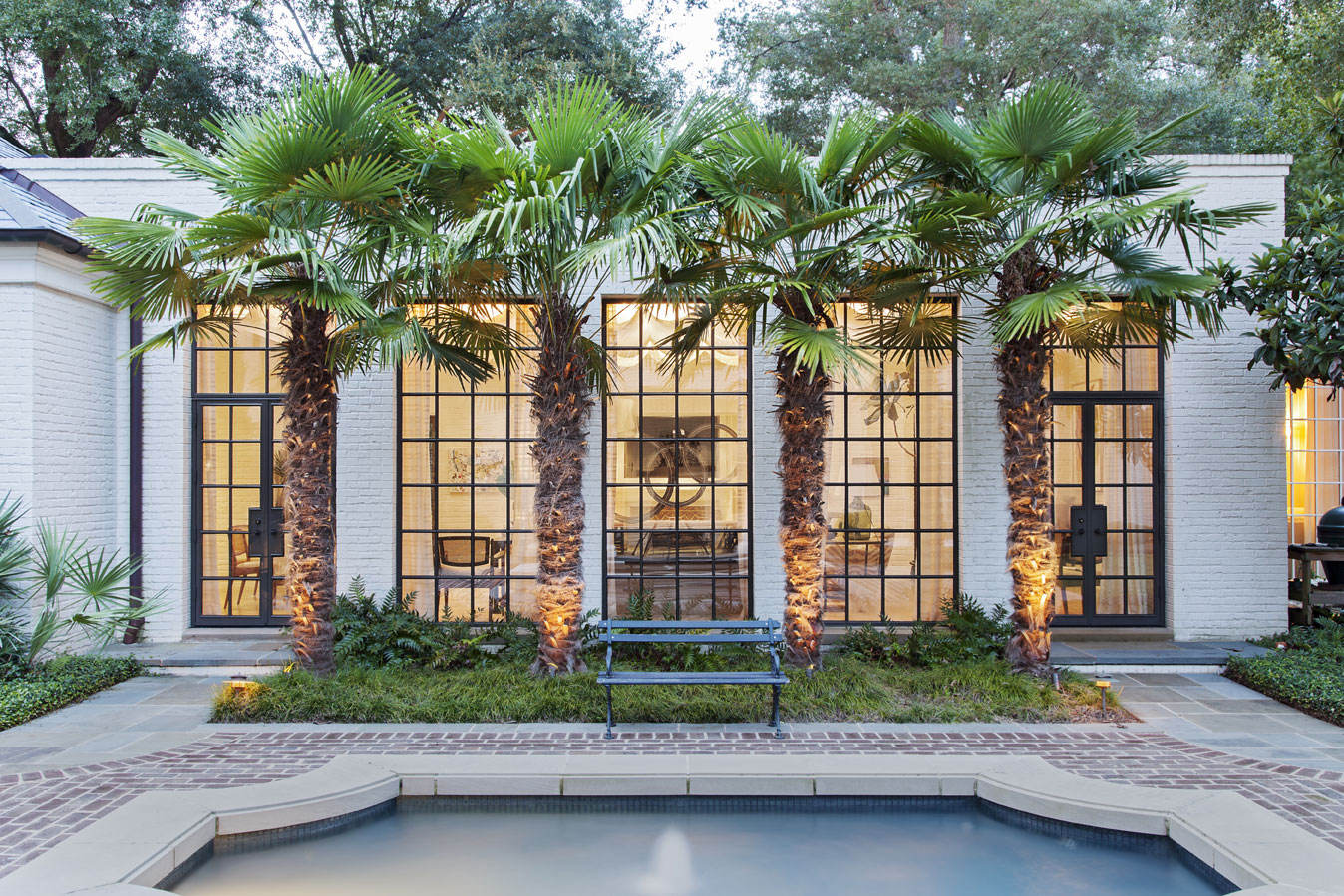 One of the goals of the renovation was adding plenty of windows to unify the outdoor and indoor spaces.