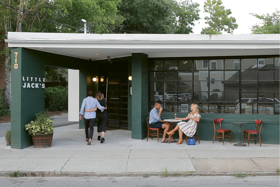 Curb Appeal: Date night becomes simpler with parking available behind the restaurant and in a nearby lot.