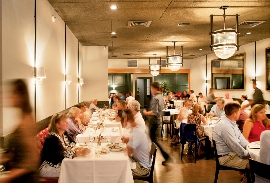 Understated Elegance: The sparsely decorated dining room keeps the focus squarely on the food.