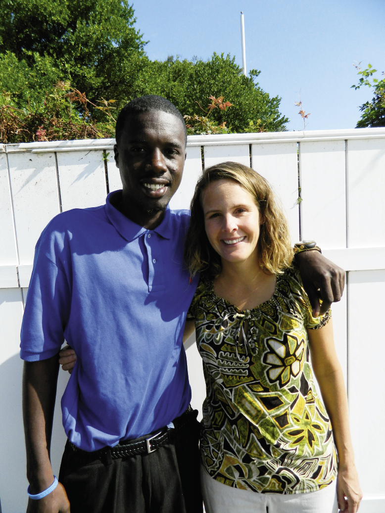 Laird meets up with Richard White, one of her first WINGS students who graduated college and is an accountant at MUSC.