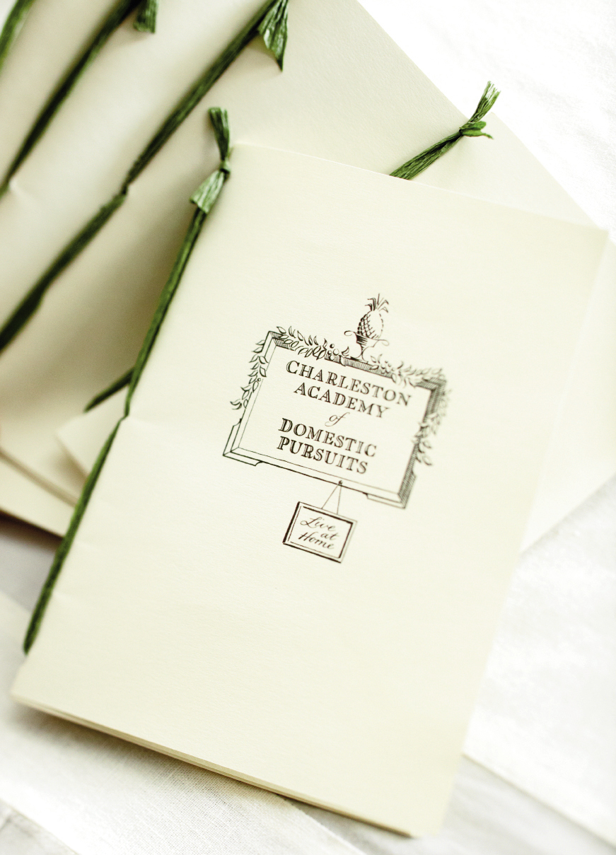 Students receive a booklet with the deans’ theories and recipes pertinent to the class.