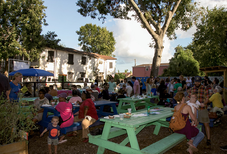 Growing Livability: When HCF was founded, preservation was focused primarily in the historic district, in Ansonborough and South of Broad. Under Robinson’s leadership, HCF’s Neighborhood Impact Initiative has extended efforts to the Upper Peninsula, where HCF supported the creation of the Romney Street Urban Garden as a community gathering spot.