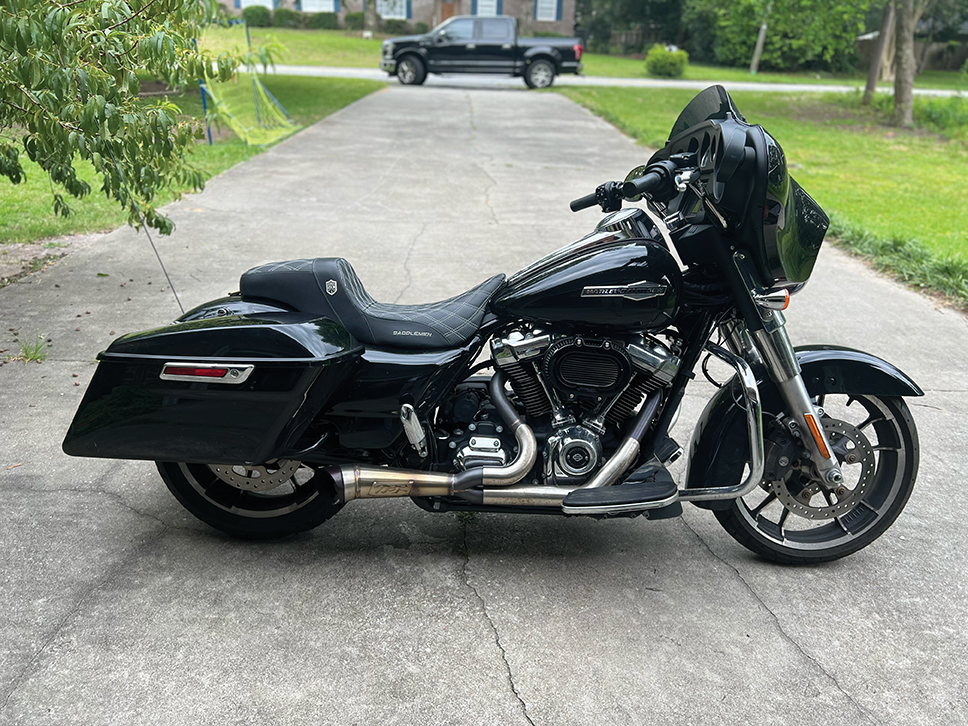 On the Road: “Riding a motorcycle is forced mediation because nothing matters when you’re on the bike. I’m lucky enough to get to ride every day.”