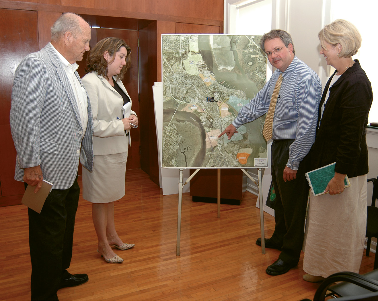 Kitty with John Tecklenburg circa 2004 at an HCF Advocacy Committee meeting