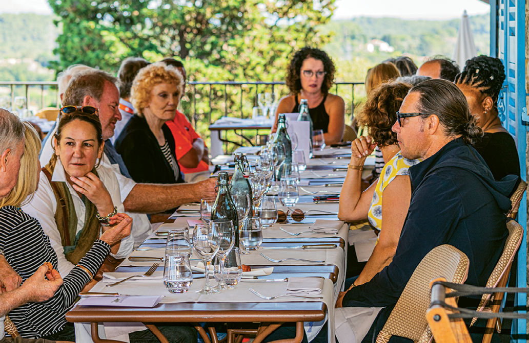 Welcome lunch in Mougins, France