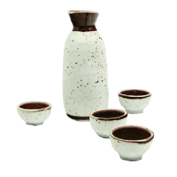 Lovely Vessels Li takes classes at Cone 10 Studios, where she also buys gifts such as this locally made sake set. cone10studios.com