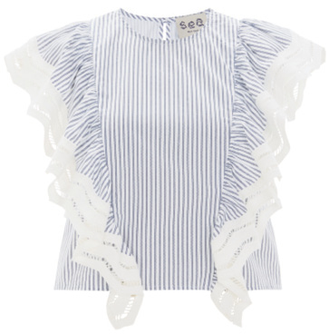 A piece from Sea NY’s spring-summer 2017 collection, a favorite of Engel’s