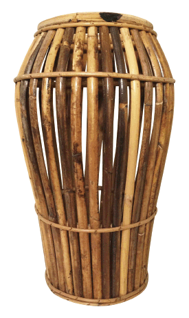 Vintage rattan umbrella stand, $75, at 428 Main Vintage