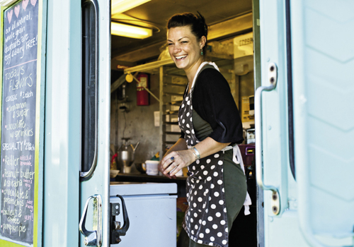 Ambergré Sloan offers service with a smile