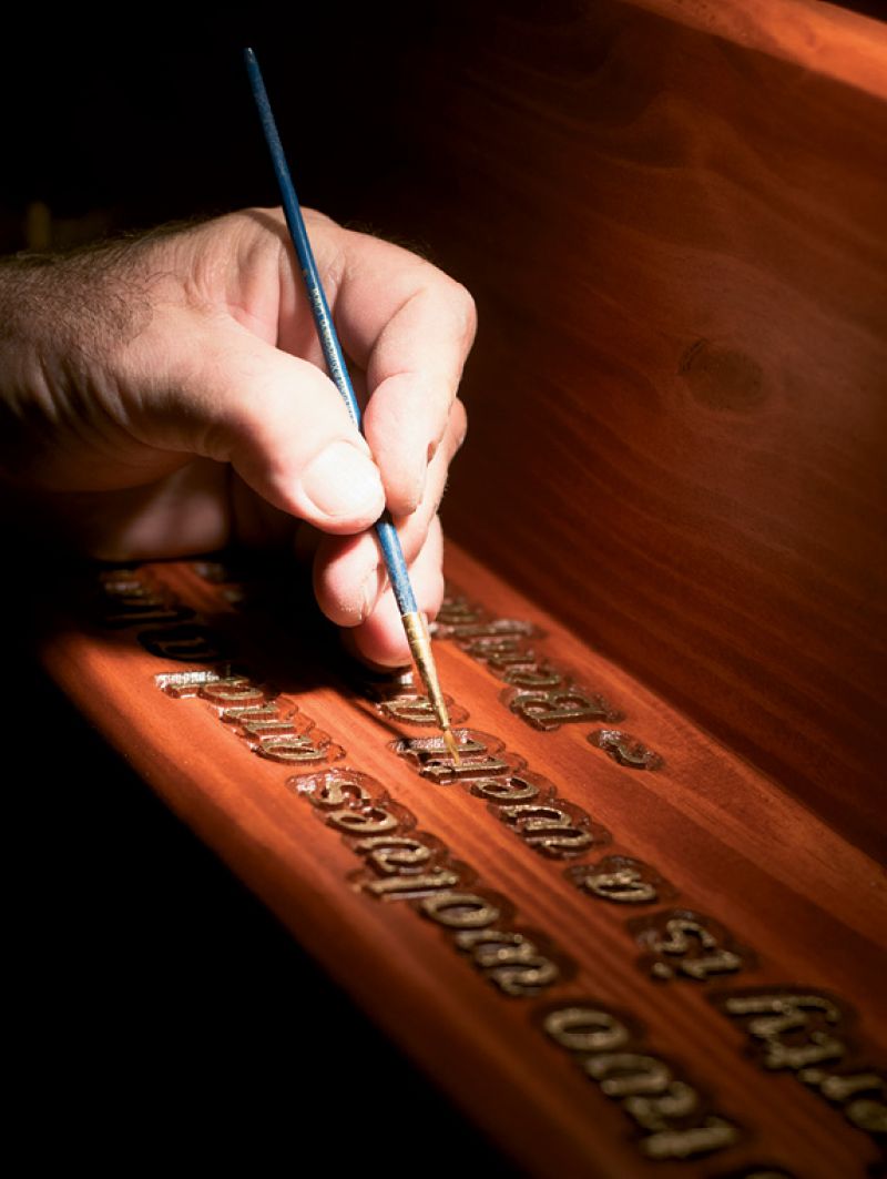 Each piece is built to order in a James Island industrial space.