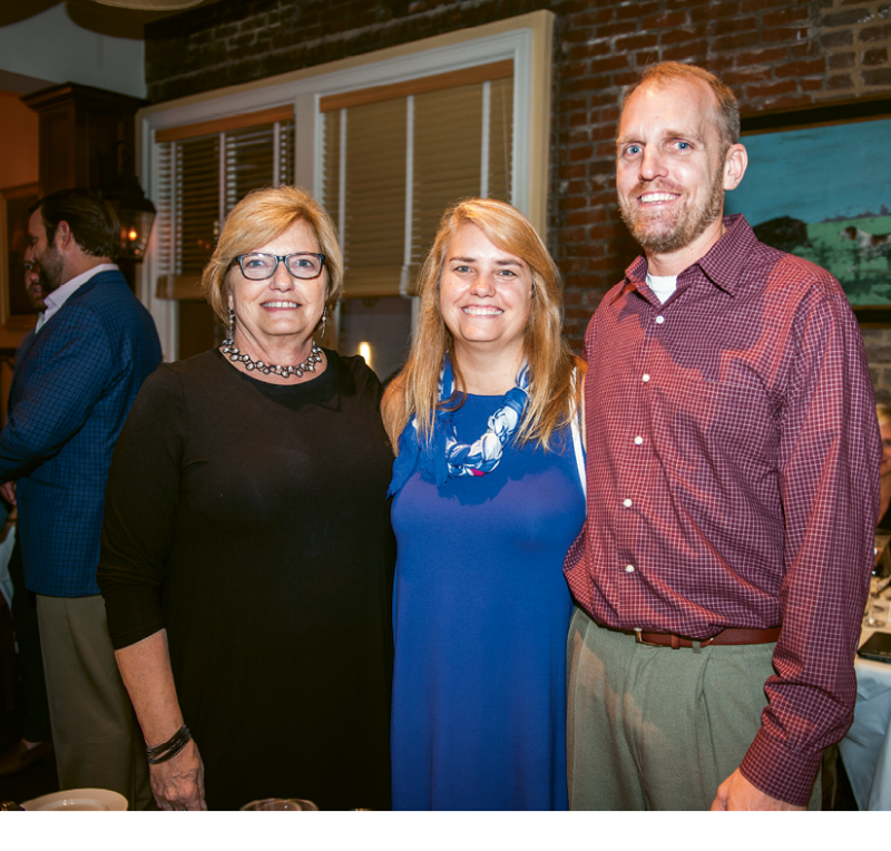 Donna Hartin with Keri and Matthew Peterson