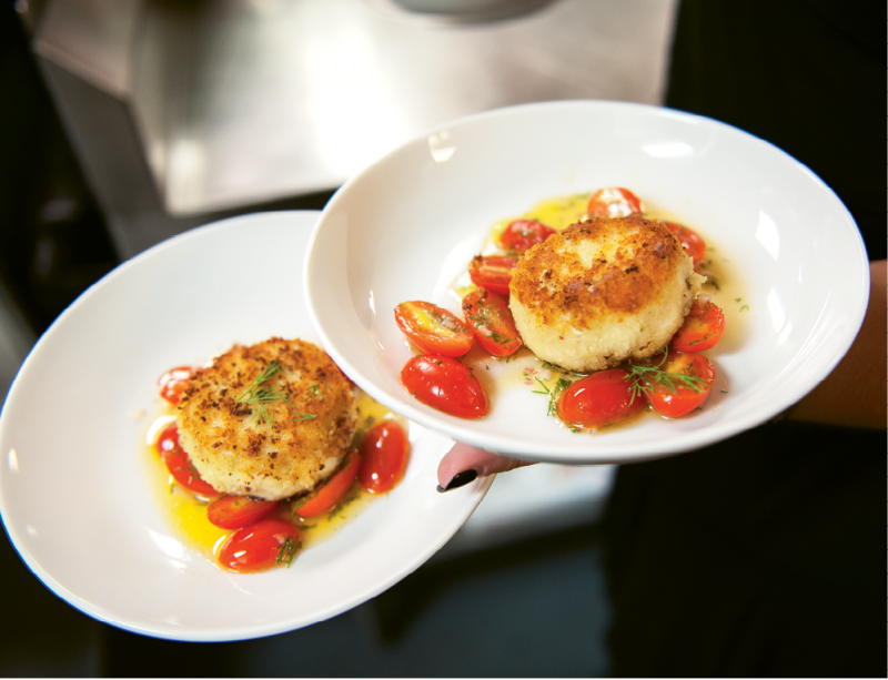 Chef Michelle Weaver’s lump crab cakes