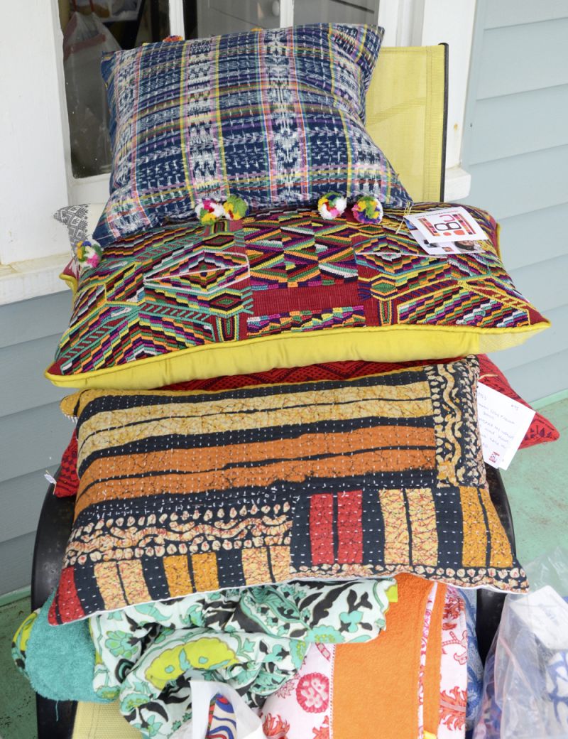 Piles of fabulous pillows