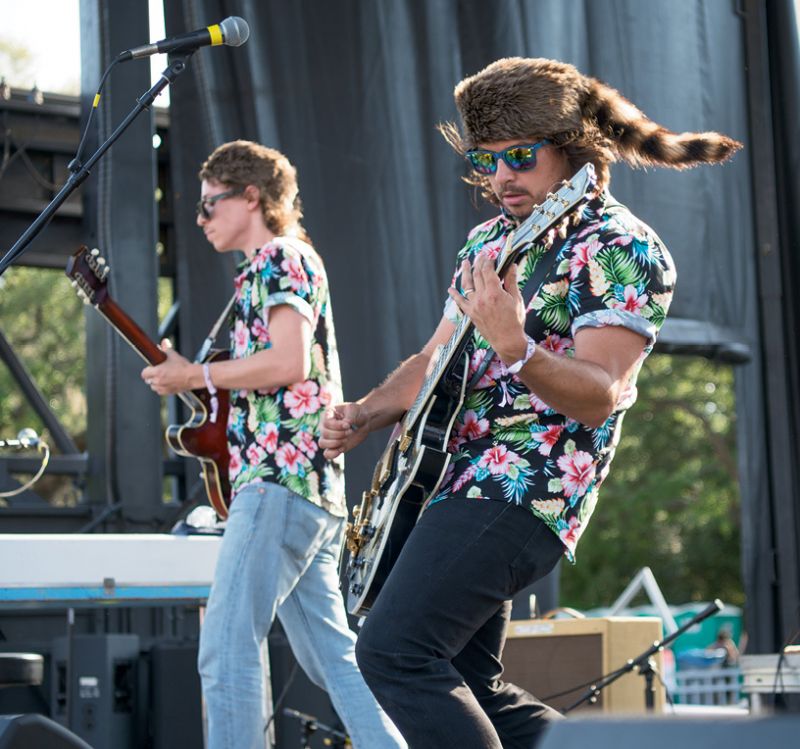Matthew Logan Vasquez brought  his rock tunes from Austin.