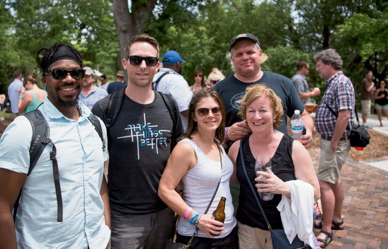 Josh Upchurch, Kevin and Lauren Relf,  and Kim and Bill Healey