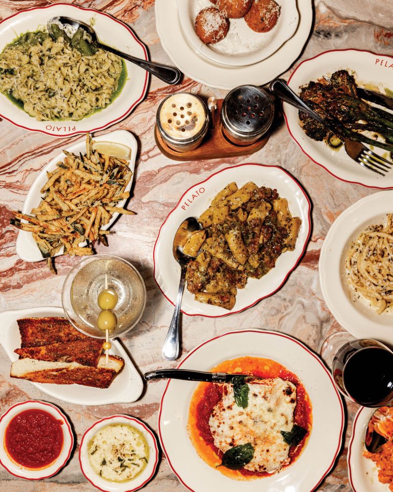 Various dishes from Pelato Charleston