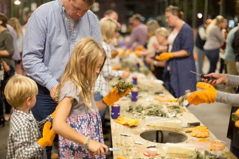 With a few little ones in tow, the Bash was a family affair.