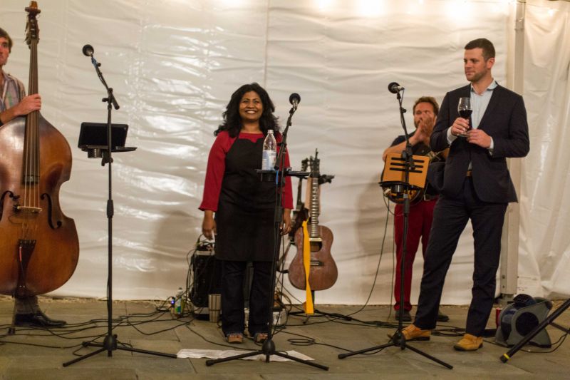 Chef Asha Gomez shares her process of making the beef biryani.
