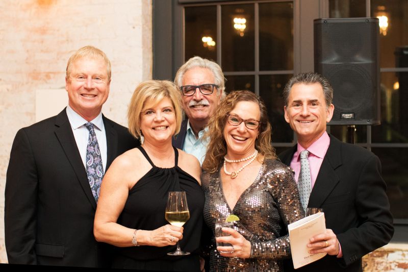 Chuck and Cindy Hughes, Everett Presson, Carolyn and Dr. Bruce Leonard