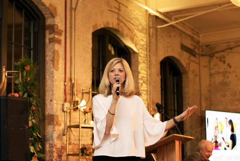 A speech from Beverly Hutchison, Dee Norton’s director of development and marketing