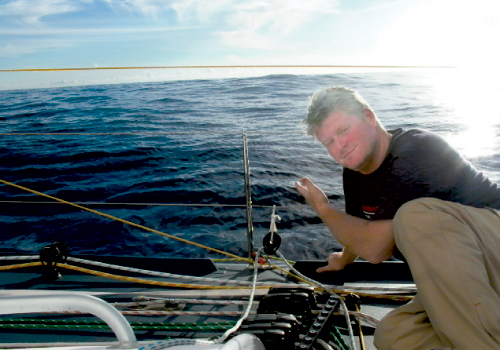 Light weather, known as the doldrums, is frustratingly slow for the racer, because every mile counts.